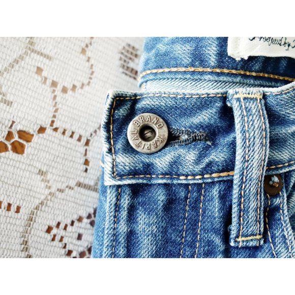 Kapital Japan Stonewash Denim Floral Bird Embroidered Jeans 28 est 25 - Picture 4 of 15